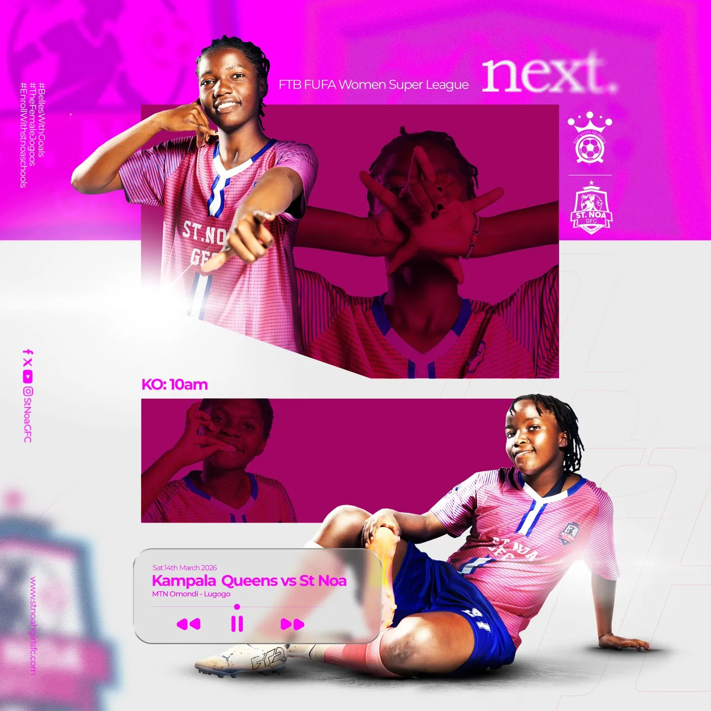 A St. Noa Girls FC player